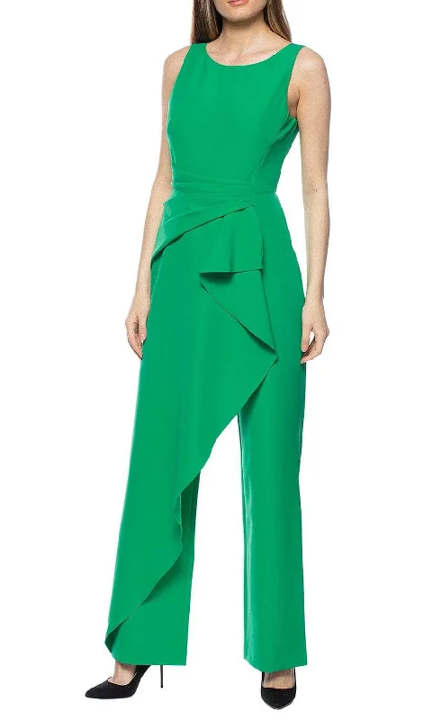 Women's Clothing Marina 267299 - Sleeveless Jewel neck Jumpsuit