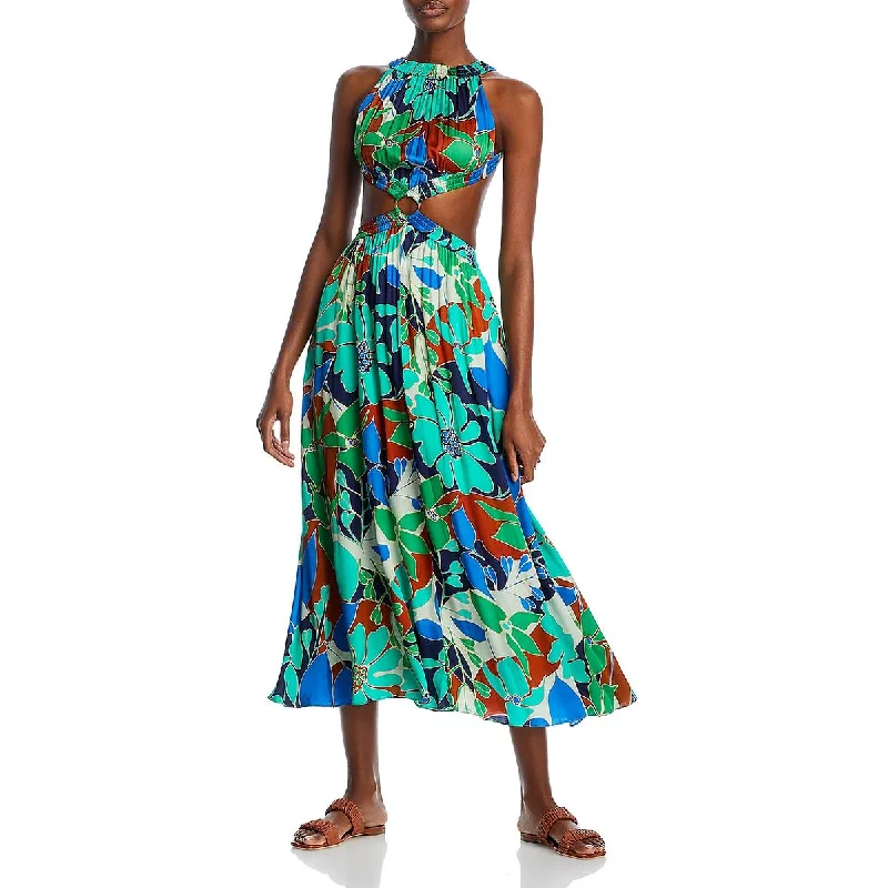 Unbeatable Prices Cult Gaia Womens Theia Printed Cut-Out Maxi Dress