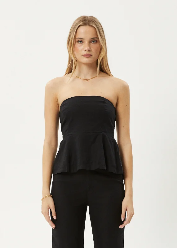 Weekend Exclusive AFENDS Womens Lilo - Strapless Top - Black