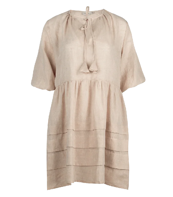 Bold Fashion Cara Linen Mini Dress