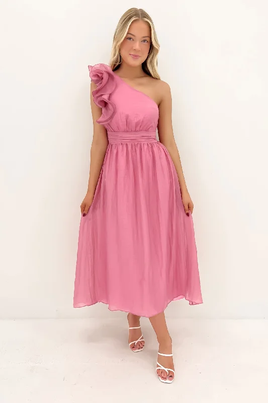 Sophisticated Style Colby Midi Dress Pink