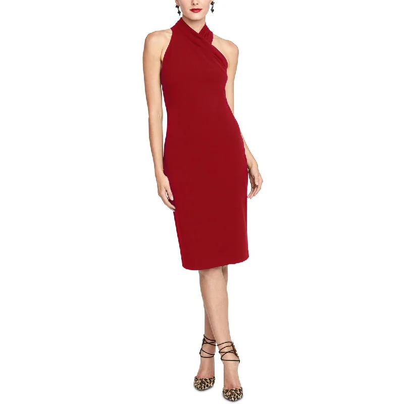 Elegant Style Rachel Rachel Roy Womens Harland Halter Crepe Midi Dress