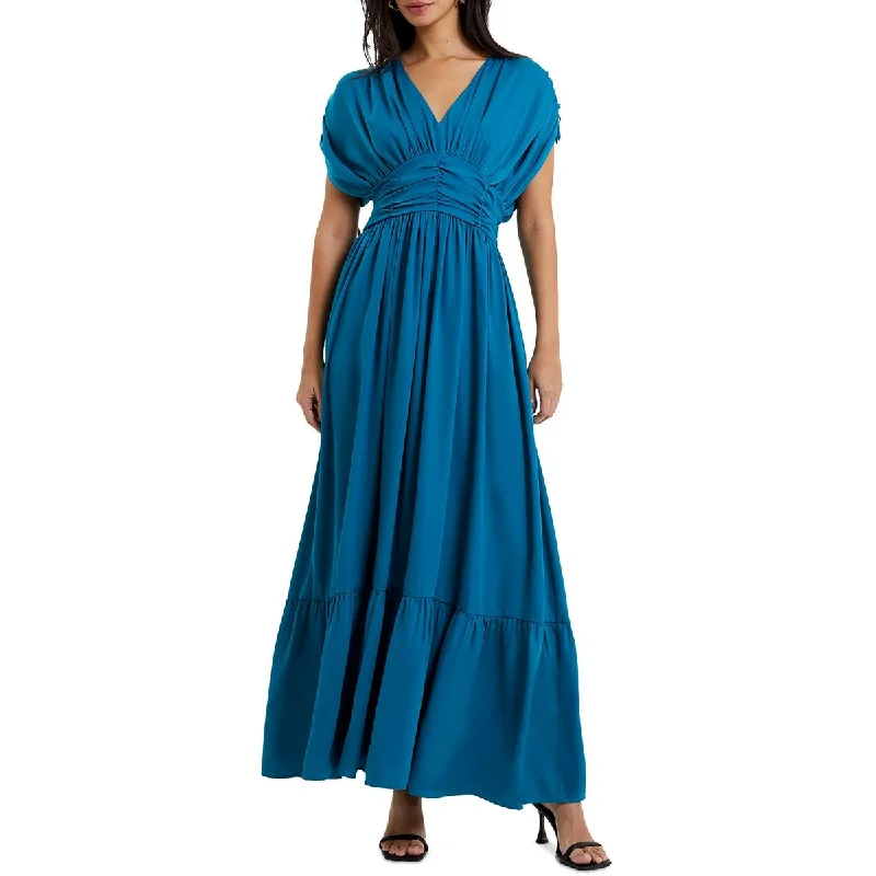 Affordable Online Boutiques French Connection Womens Ruched  Maxi Dress