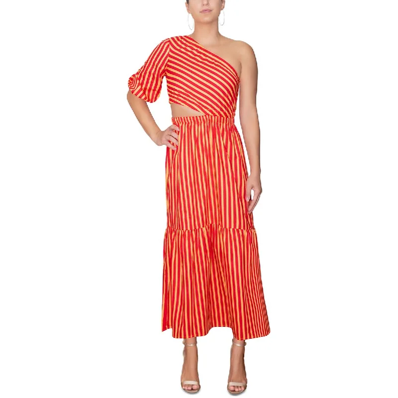 Fashion For Every Occasion Rachel Rachel Roy Womens Cotton One-Shoulder Maxi Dress