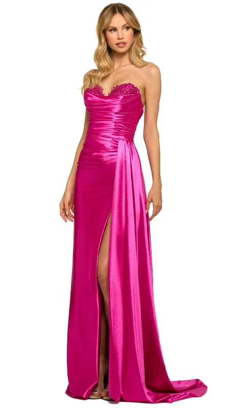 Must-Have Styles Sherri Hill 55230 - Strapless Ruched Bodice Evening Gown