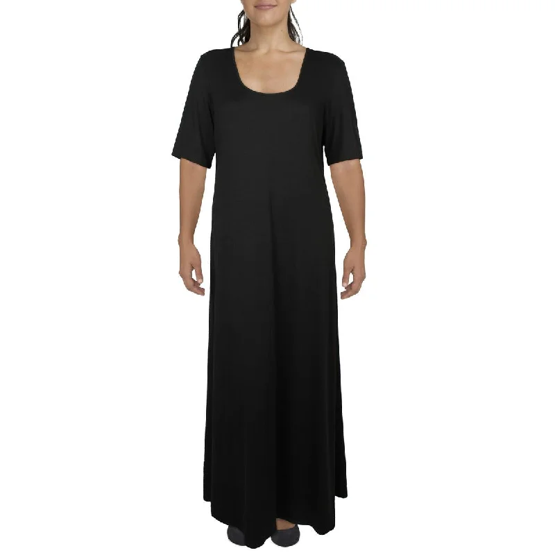 Cheap Women's Clothing Online 24seven Comfort Apparel Womens Short Sleeve Long Maxi Dress