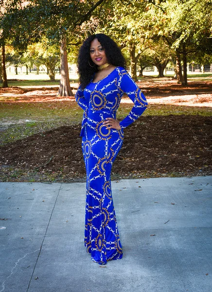 Relaxed Style Forever My Lady Maxi Dress in Blue