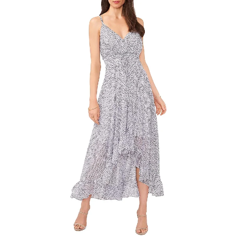 Clothing Sale Vince Camuto Womens Smocked Printed Maxi Dress