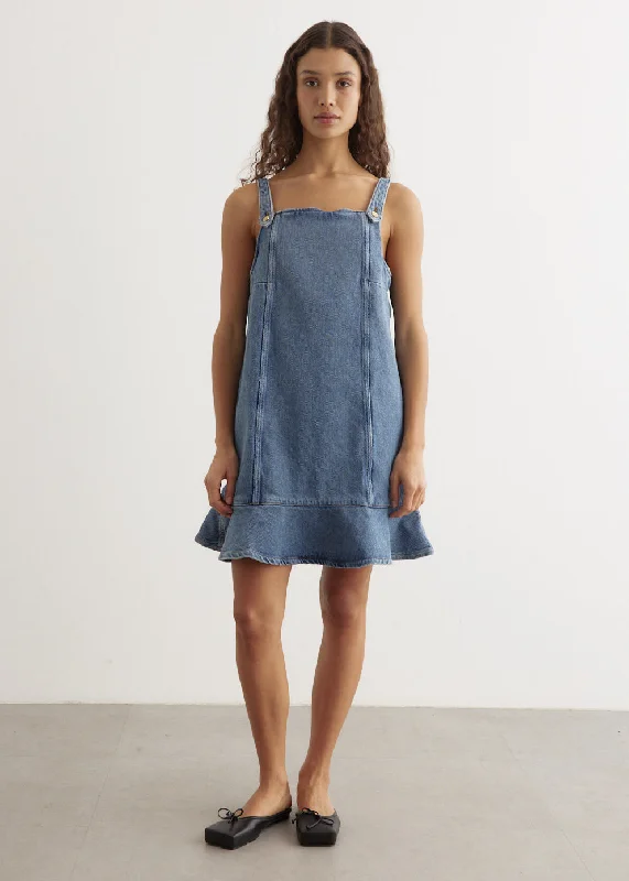 Trendy Boutique Online Heavy Denim Mini Dress