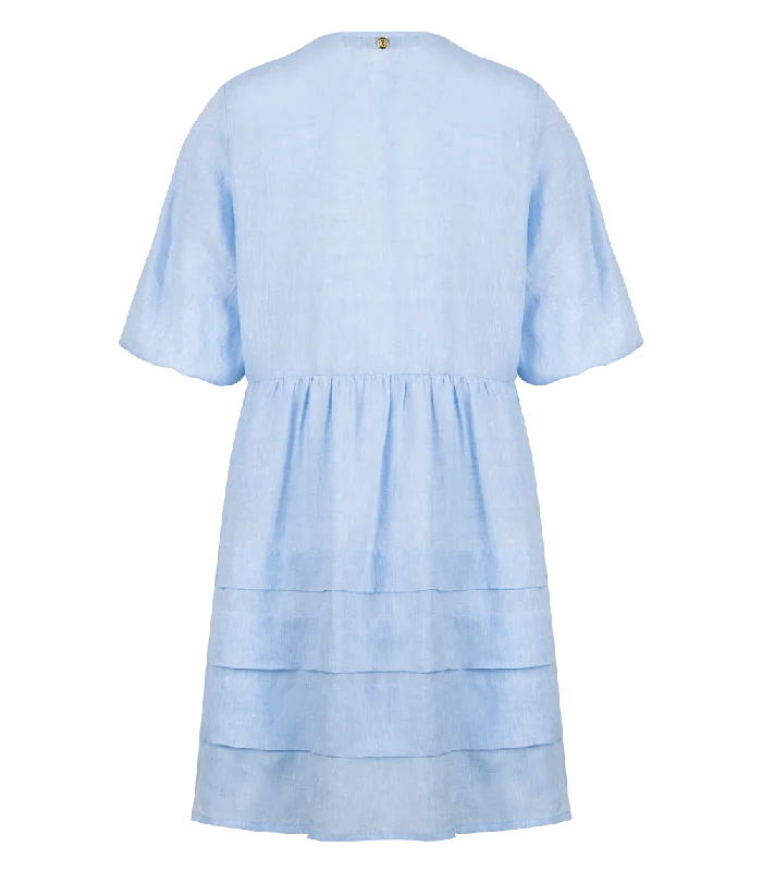 Relaxed Style Cara Linen Mini Dress