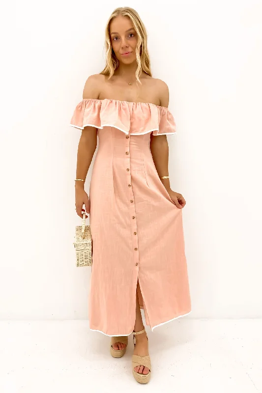 Women's Clothing Stores Aaron Midi Dress Blush