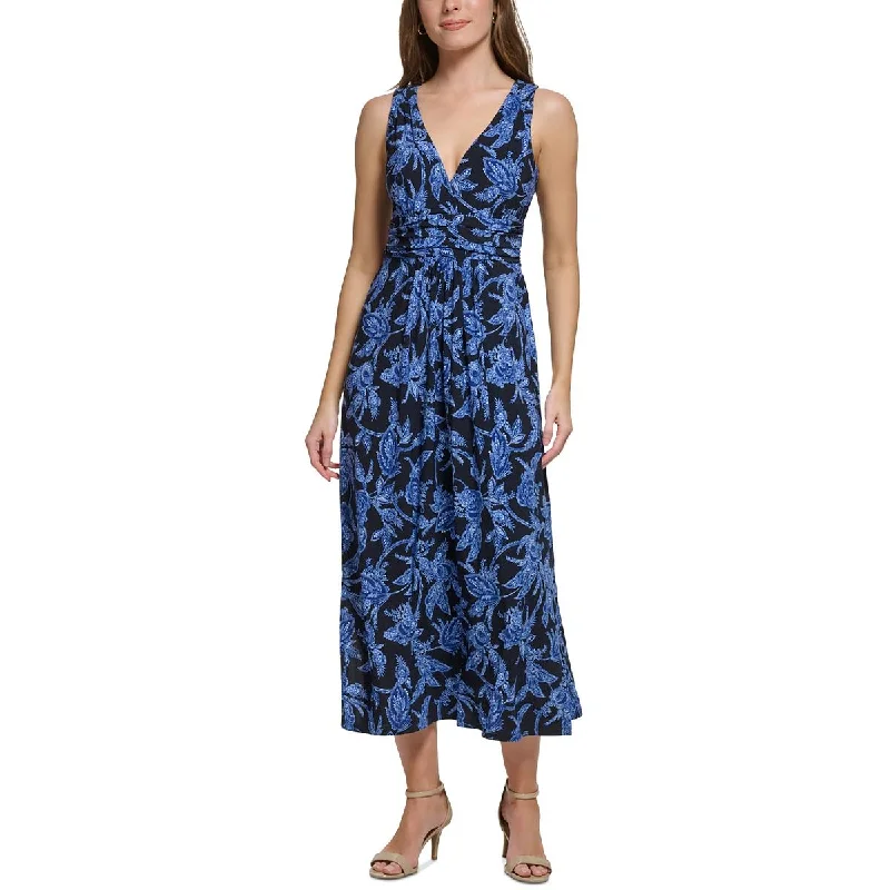 End of Season Sale Tommy Hilfiger Womens Long Sleeveless Maxi Dress