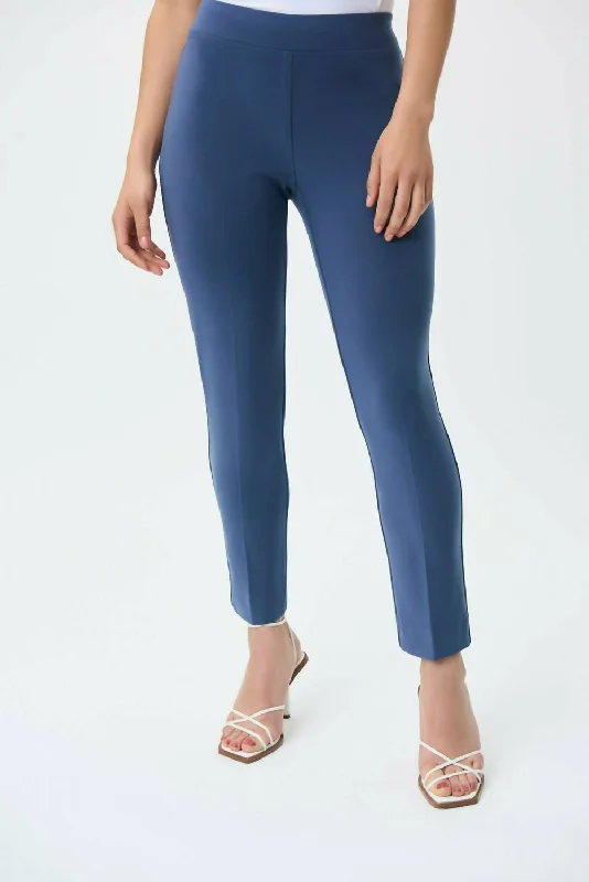 Boutique Styles Essential Pants In Mineral Blue