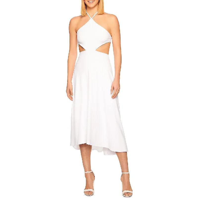 Trendy Street Style Clothing Susana Monaco Womens Cut-Out Knit Maxi Dress