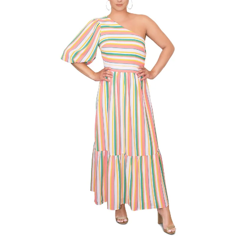 High-Quality Women’s Fashion Dresses Rachel Rachel Roy Womens Striped Long Maxi Dress