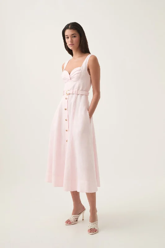 Big Sale Event Primary Belted Midi Dress