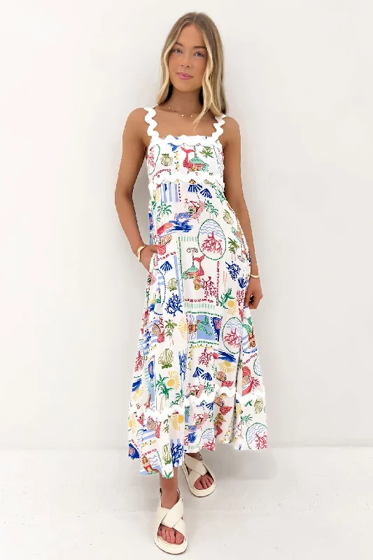 Woman Clothing Winston Midi Dress Mermaids & Cocktails