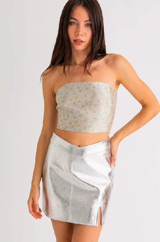 Women's Clothes Jacquard Tube Top