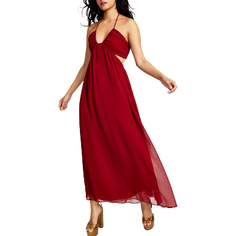 Best Online Clothing Boutiques Bar III Womens Cut-Out  Maxi Dress