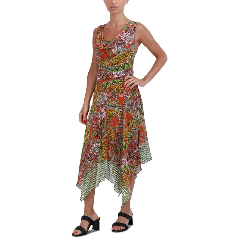 Affordable Online Boutique Signature By Robbie Bee Womens Paisley Chiffon Maxi Dress