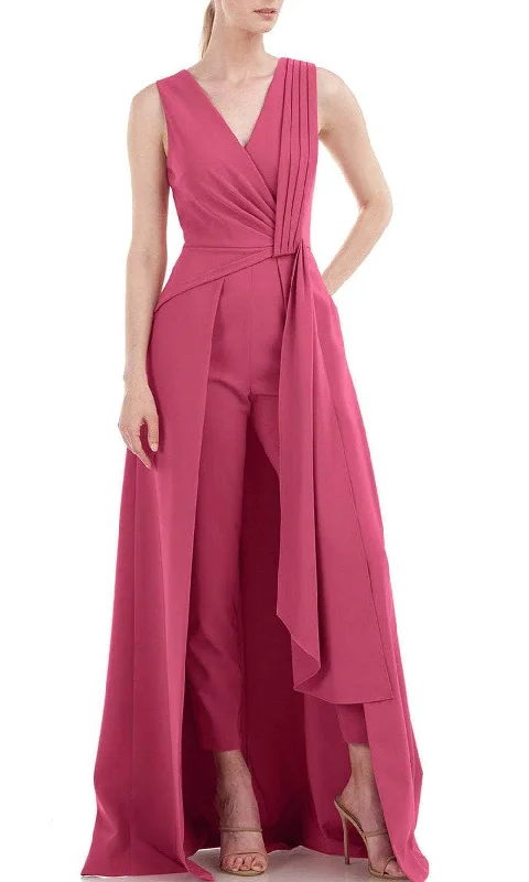 Affordable Online Boutiques Kay Unger 5548814 - Sleeveless Jumpsuit with Overskirt