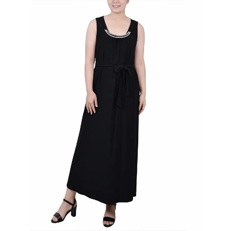 End Of Season Clearance NY Collection Womens Petites Embellished  Maxi Dress