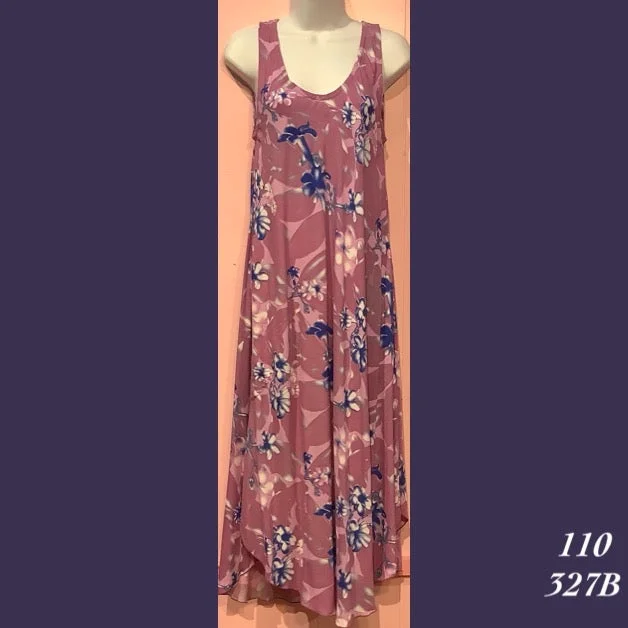 Shop Ladies Clothes Rainbow Jo Sundress Resort Wear Floral Print Midi Dress - 110 - 327B