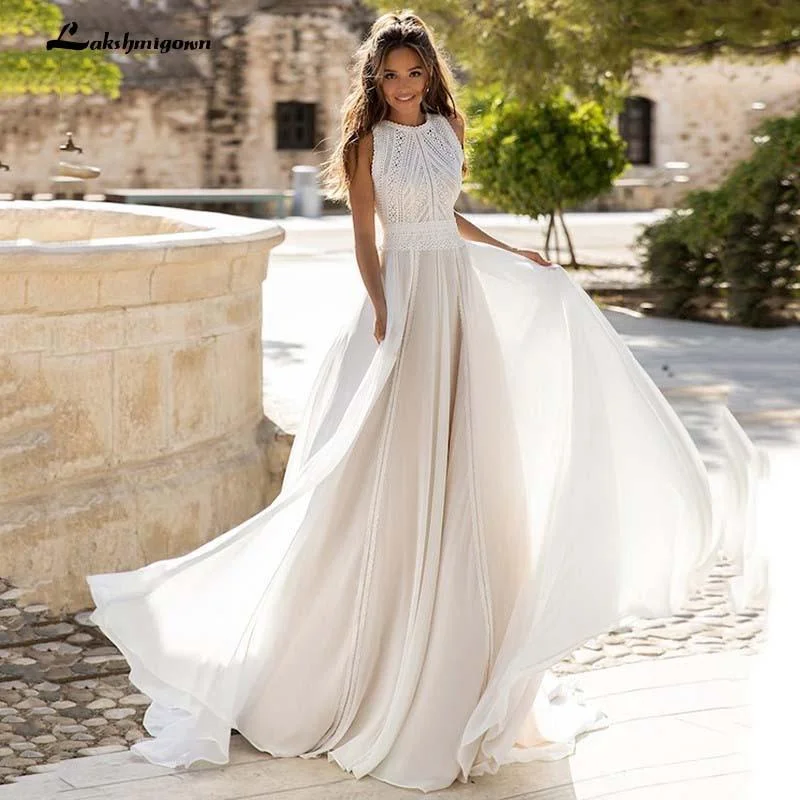 Timeless Elegance Roycebridal Wedding Dresses Sleeveless Sexy Backless Plus Size Beach Bridal Gown