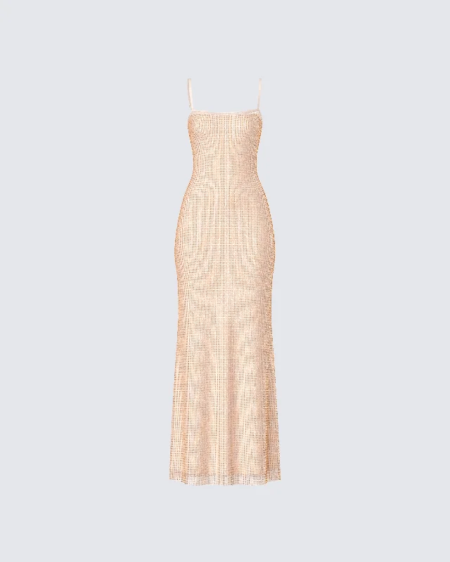 Versatile Outfits Michal Gold Sequin Maxi Dress