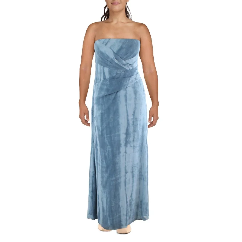 Women Clothes Lauren Ralph Lauren Womens Tie Dye Long Maxi Dress