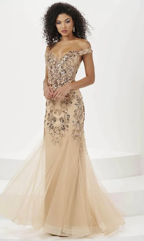 Day To Night Styles Panoply 14185 - Sequin Tulle Evening Gown