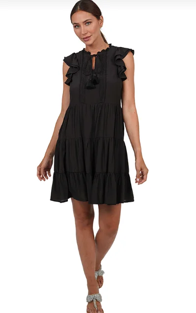 Timeless Elegance Bambi Black Mini Dress