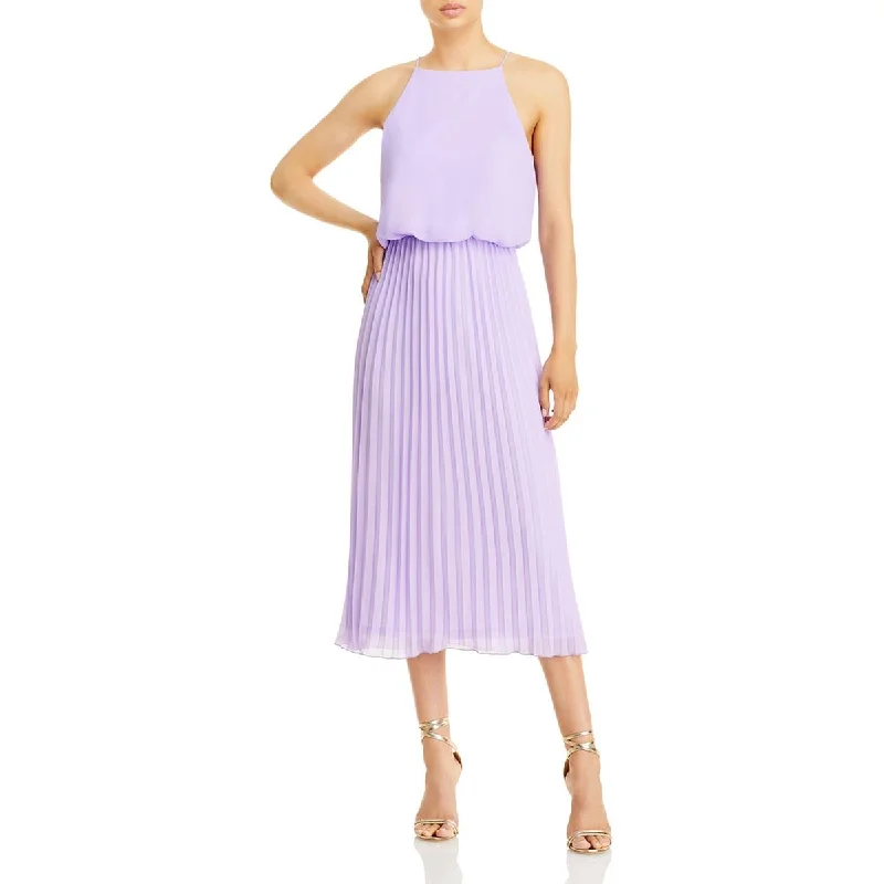 Weekend Exclusive Sam Edelman Womens Shutter Pleat Midi Dress