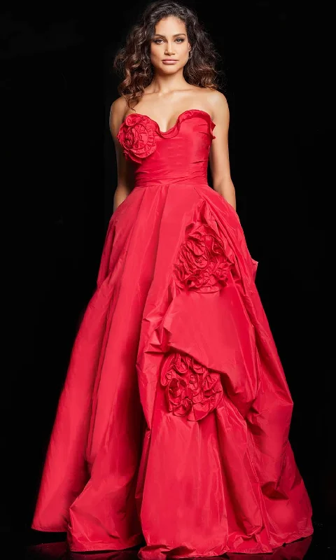 Best Online Women's Boutiques Jovani 37266 - Strapless Ruffle Ballgown