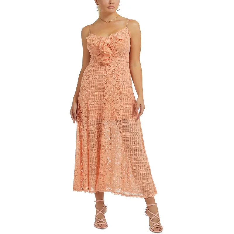 Exclusive Online Sale Guess Womens Lace Maxi Dress