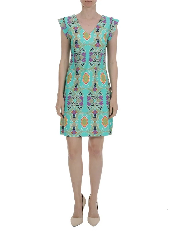 Trendy Fashion For Women Jane Cap Sleeve in Mint Floral