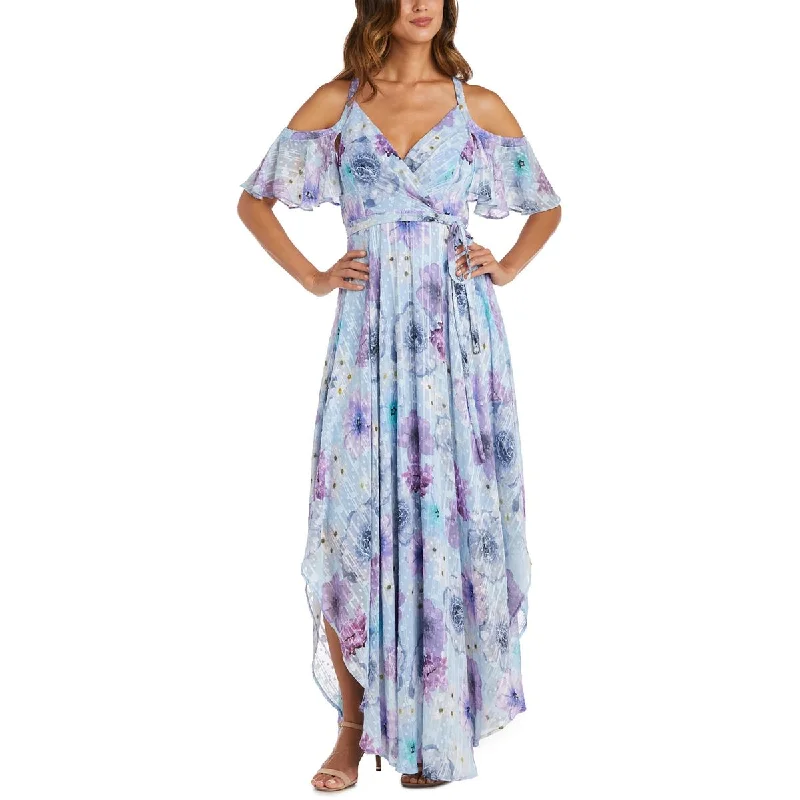 Clearance Sale Online NW Nightway Womens Chiffon Shadow Stripe Maxi Dress