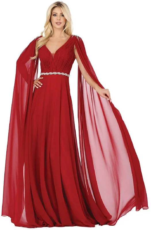 Holiday Discount Dancing Queen - 2991 Embellished Plunging V-neck A-line Gown