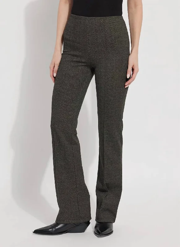Women Wear Brands Elysse Wide Leg Pant In Smoked Herringbone