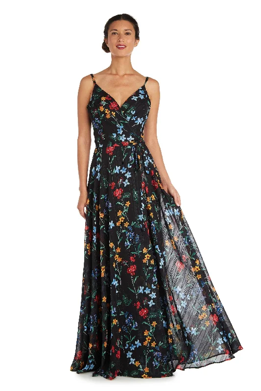 Flash Sale Clothing Nightway Long Spaghetti Strap Floral Dress 22040