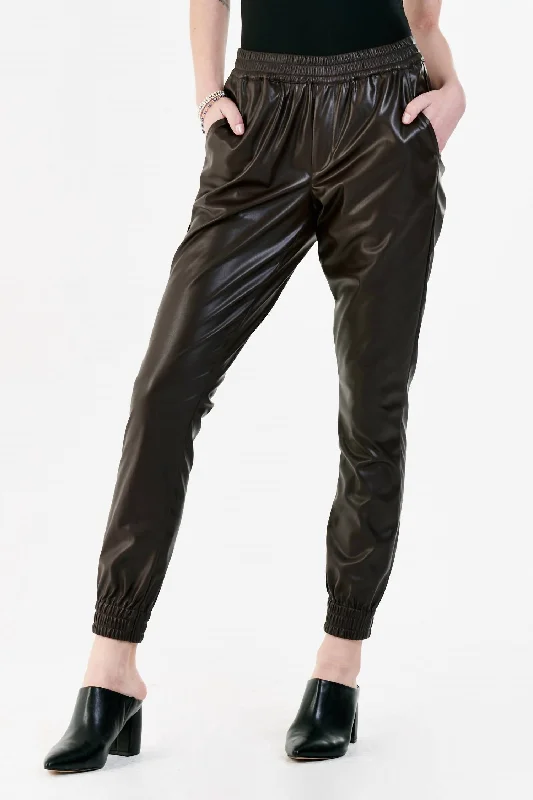 Trendy Outfits For Girls Super High Rise Cropped Jacey Jogger In Coffee