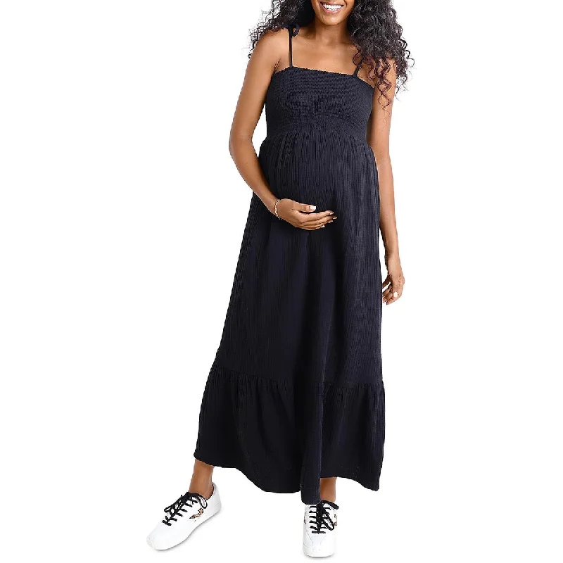 Affordable Women’s Clothing Online Ingrid & Isabel Womens Smocked Long Maxi Dress