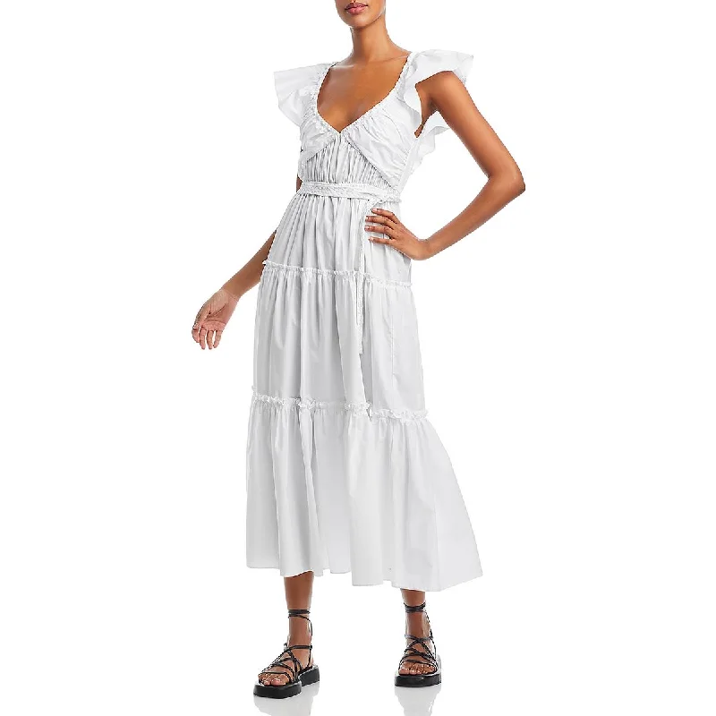 Fashionista Favorites Derek Lam 10 Crosby Womens Anastasia Cotton Long Maxi Dress