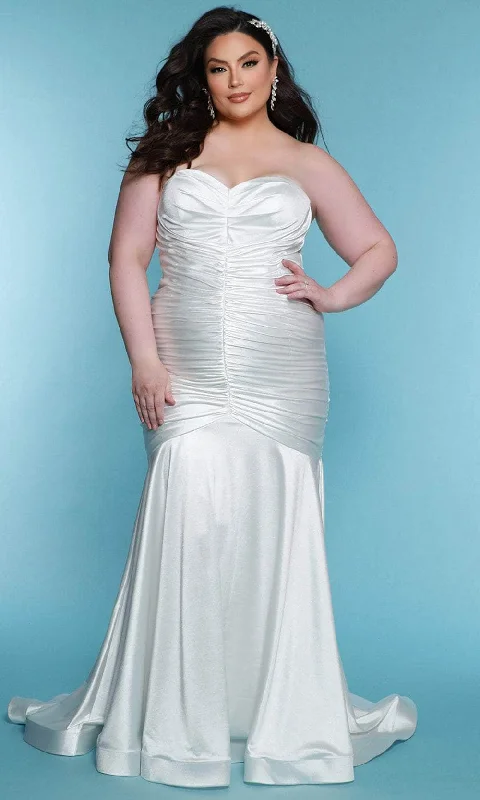 Clothing Sales Sydney's Closet Bridal SC5319 - Ruched Detail Strapless Bridal Gown