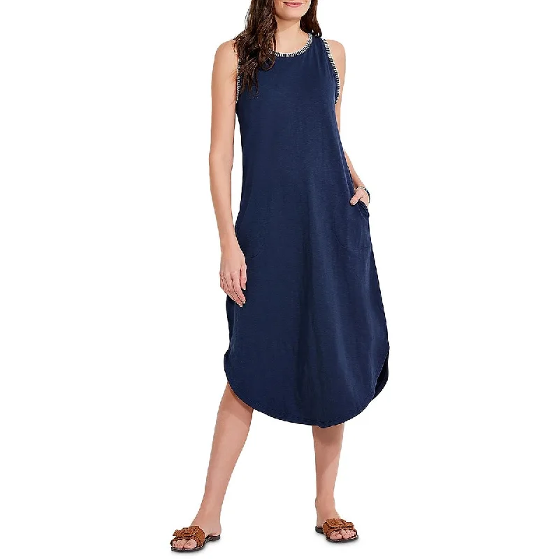 Trendy Women’s Apparel for All Seasons Nic + Zoe Womens Scoop Neck Long Maxi Dress