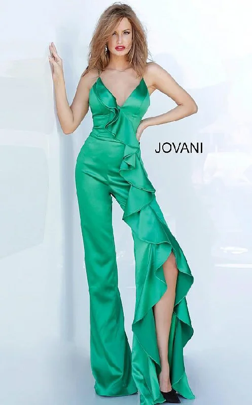 Stylish Savings Jovani 3012 Formal Spaghetti Strap Prom Jumpsuit