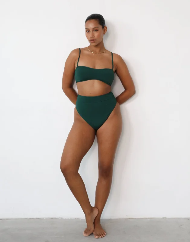 Fashion Essentials On Board Bikini Bottoms (Lake Green)