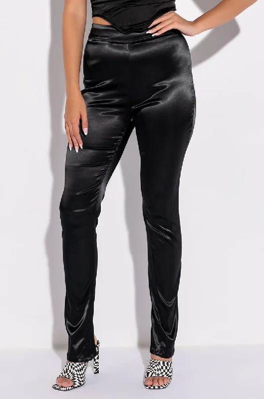 Catch Every Fashion Trend MY VALENTINE SATIN SKINNY PANT