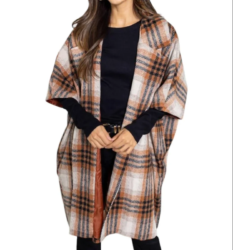 Versatile Outfits Dion Plaid Coat In St