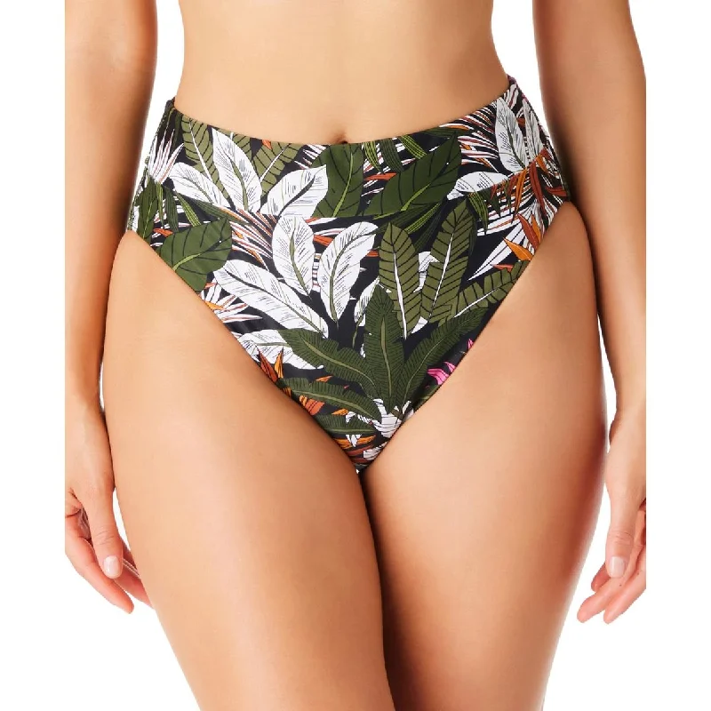 Casual Fashion Womens Floral High-Wasit Swim Bottom Separates